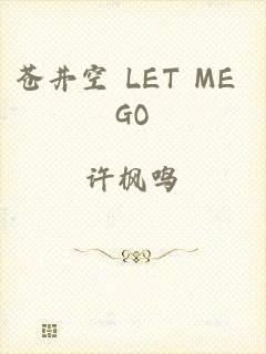 苍井空 LET ME GO